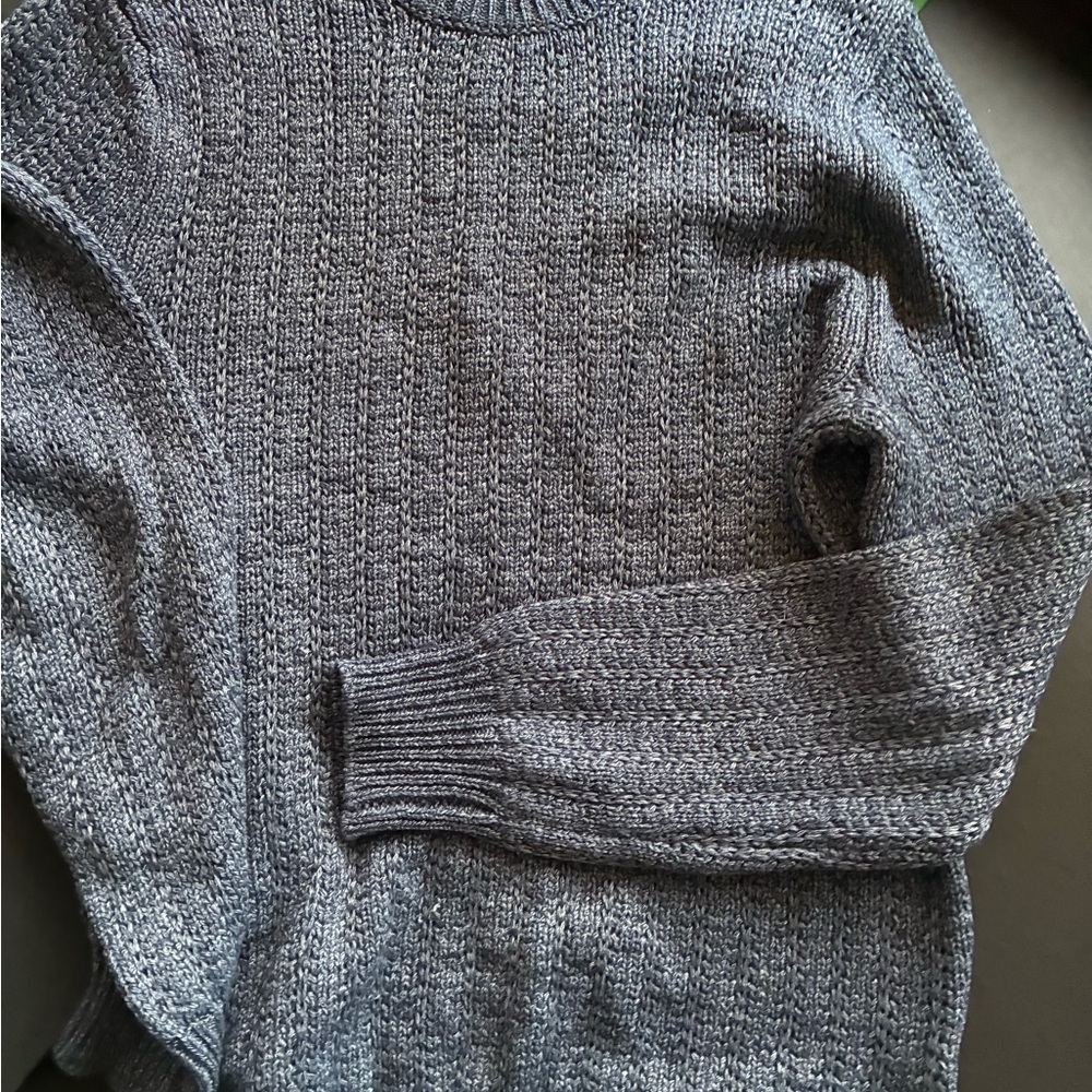 Mango Charcoal Knit Sweater